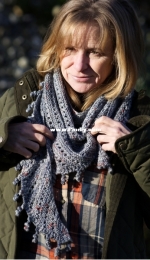 The Walled Garden Shawl by Paula Wright-Free
