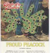 Annies Attic 87T20 - Barbara Anderson - Birds of a Feather - Proud Peacock