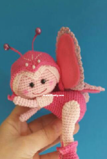 Crochet Art Design- Maria Muller - Pattern for butterfly Cynthia