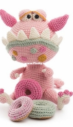 Woolytoons - Tessa van Riet Ernst - Didi the Donut Monster - Spanish - Translated