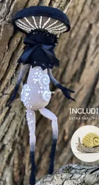 Fiber Figments - Sabrina Maria Pagh - Toxic Toadstool and snail