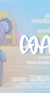 Atelie Pedacinho de Pano - Koala - by Evellyn Fontenele - Portuguese - Free