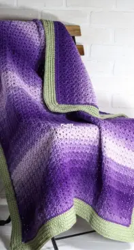Winding Road Crochet - Lindsey Dale - Lavender Crochet Afghan - Free