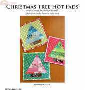 Pink Chalk Studio- Christmas Tree Hot Pads