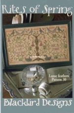Blackbird Designs Loose Feathers Pattern 30 Rites of Spring XSD