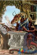 HAED HAEEBJ MINI001 MINI Ancient Dragon Scholar by Ed Beard Jr.