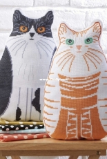 Folk Cat Cross Stitch Pattern Lucie Heaton Digital PDF Counted