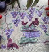 Praiseworthy Stitches - Vineyard Birds