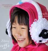 Craft Passion - Joanne Loh - Sheep Earmuffs - Free