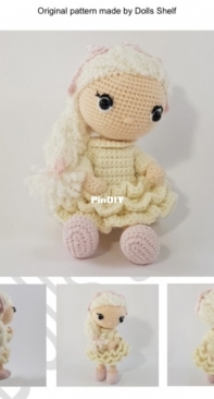 Dolls Shelf - Ewa Shelf - Ecrue Doll