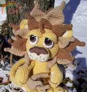 Fiberdoodles- K4TT Maximus the lion