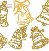 10 piece Christmas stars - Machine Embroidery/ME