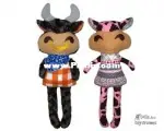 Dolls and Daydreams ITH Big Cow or Bull