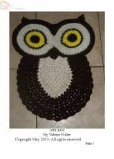 Vallerie Fuller - Owl rug