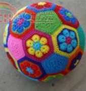 Leslie Stahlhut - African Flower Soccer Ball - Free