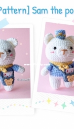 RIN Crochet - rin.meow21 - Sam the Postbear - Free