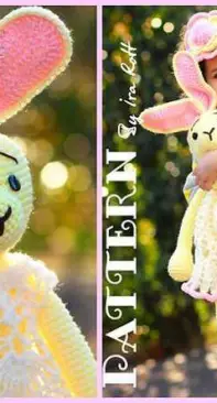 Sunny The Sleepy Bunny Hat Crochet Pattern – IraRott Designs