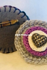 Crochet Brooch