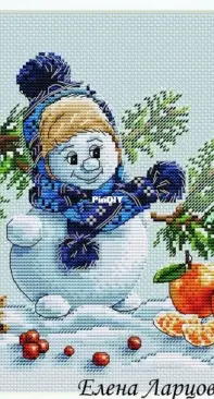 Snowman by Elena Lartsova