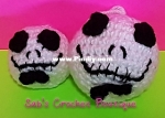 Sabs Crochet Boutique - Sabbikat - Sabrina Hoshko - Jack Skellington Ornaments - Free