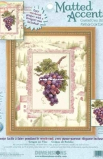 Dimensions - Matted Accents 6888 Grapes on Vine