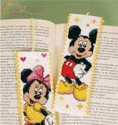 Vervaco 121.9013 - Mickey and Minnie Bookmarks