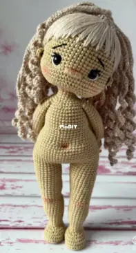 Crochet Bunny Design - Soni Toys - Irina Tarasova - Kylie Doll - Kylie Puppe - Kylie Pop - Kylie Muñeca - Kylie Poupée - English, German, Netherland, Spanish and French