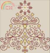 Alessandra Adelaide Needleworks AAN 225 - Christmas Tree 2 PCS + XSD