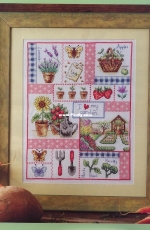 Fresh As A Daisy - I Love My Garden by Susan Bates from Cross Stitch Gold 46