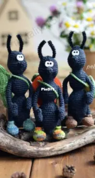 Petellka Toys - Droll Toys - Tatyana Vysotskaya - Татьяна Высоцская - Ants - Муравьишки - Russian