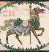 Leisure Arts Leaflet 3011 Teresa Wentzler TW Carousel Horse For All Seasons Winter