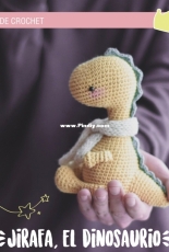 Príncipe del Crochet – Marcelo Javier - Giraffe the dinosaur - Spanish