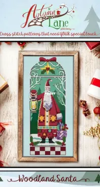 Autumn Lane Stitchery - Woodland Santa