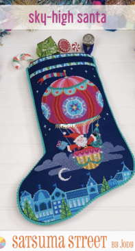 Satsuma Street - Sky High Santa by Jody Rice