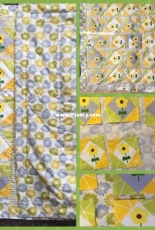 Flowers Quilt / Patchwork blanket