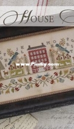 With thy Needle and Thread WTNT CS227 Brick House Sampler XSD
