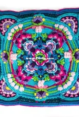 HooksnTails - Jen Tyler - High Tea Floral Block