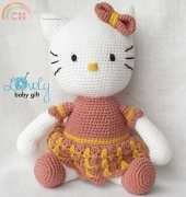 Lovely Baby Gift - Kitty Crochet Pattern 135 - Free