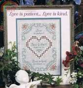 Hardanger Wedding Sampler - The Cross Stitcher JUN 1996 - Love is patient ...