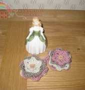 Two Flower Brooches