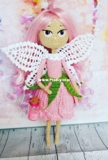 Fairy crochet doll with fairy dust