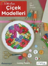 Kanaviçe Çiçek Modelleri-Cross Stitch Flowers-Lesley Teare/Turkish