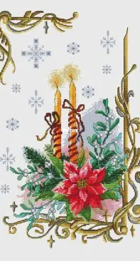 Christmas candles by Olga Lankevich