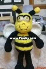 my finished bee - pattern by lovelybabygift