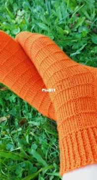 Socks in orange