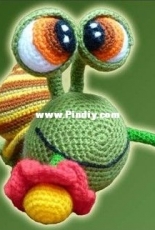 Delicious Crochet - Paola Navarro - Snail Melvin - Russian Translated