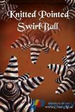 Crea-Me - Carola van Groen - Knitted Pointed Swirl Ball