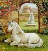 HAED HAERSL002 - Unicorn Garden (Large Format)  by Ruth Sanderson