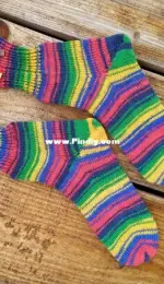 Socks in stripes