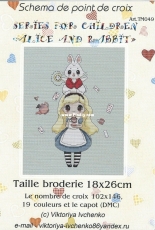 Alice and Rabbit TM049 by Victoria Ivchenko / Viktoriya Ivchenko